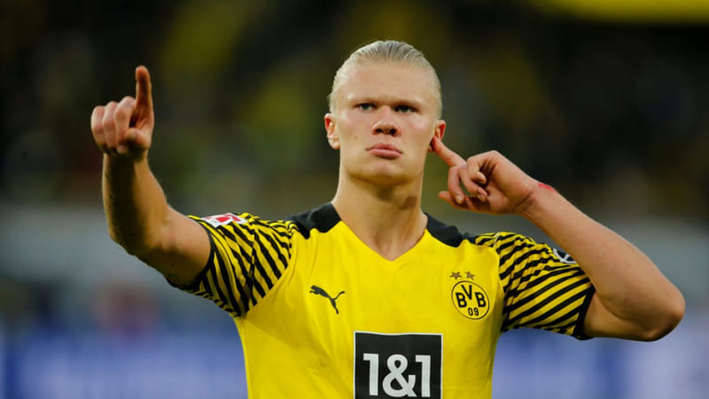 Haaland thi đấu cho CLB Borussia Dortmund